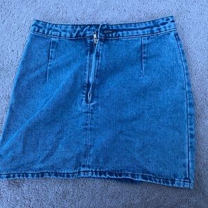 jean skirt